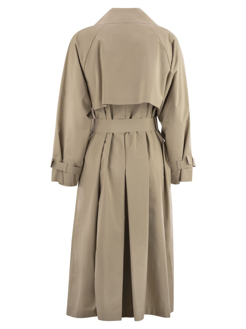 Max Mara Fatto - Water-Repellent Canvas Trench Coat
