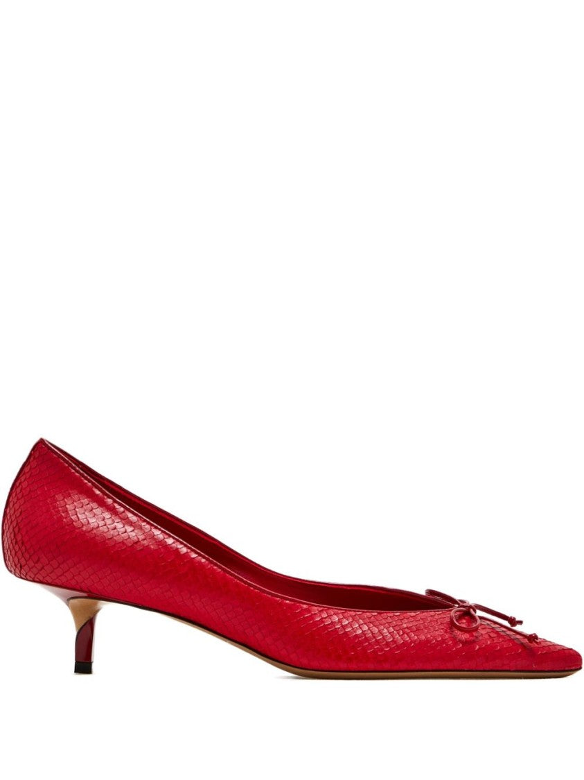 Jacquemus Red Mid-Heel Shoes