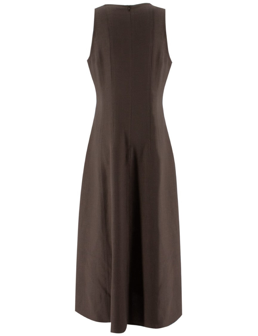 Antonelli Maxi Dress With Round Neck