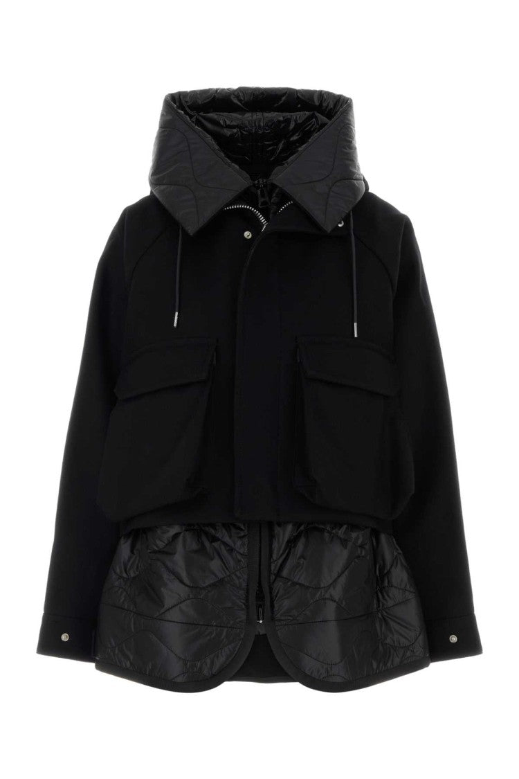 Sacai Black Nylon Jacket