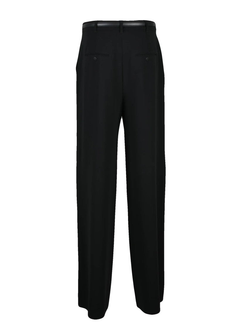 Max Mara Straight-Leg Pants With Tailored Waistband And Discreet Pockets