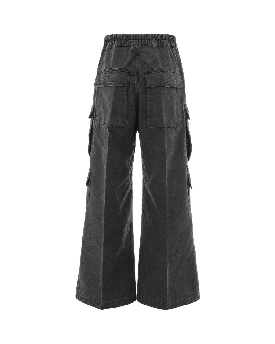 Drkshdw By Rick Owens Gravel Double Cargo Jumbo Belas Wide-Leg Pants