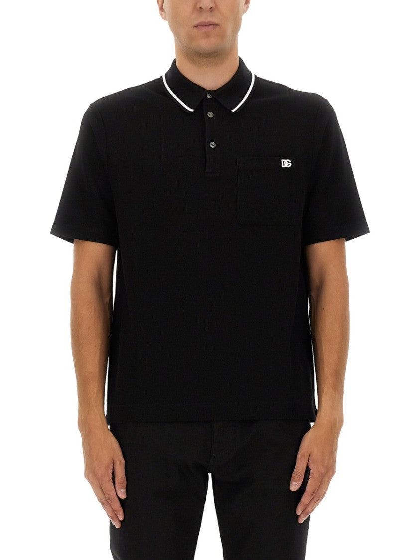 Dolce & Gabbana Cotton Pique Polo
