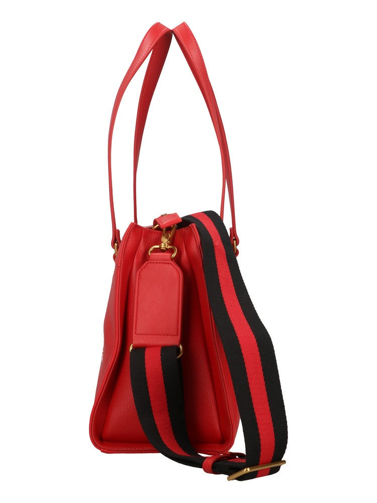 Liu Jo Red Eco-Leather Shopping Bag