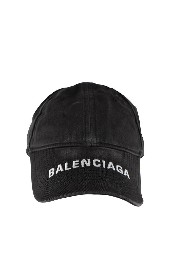 Balenciaga Faded Black Denim Cap