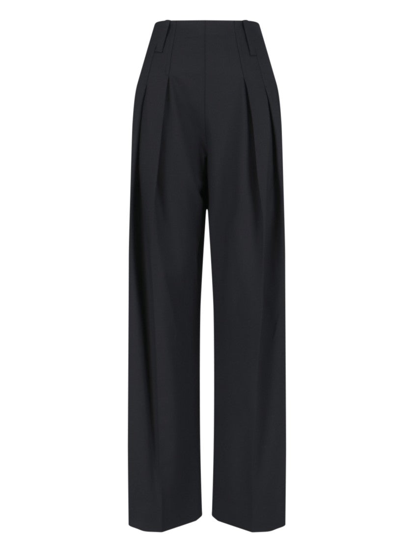 Victoria Beckham Wide-Leg Trousers Black