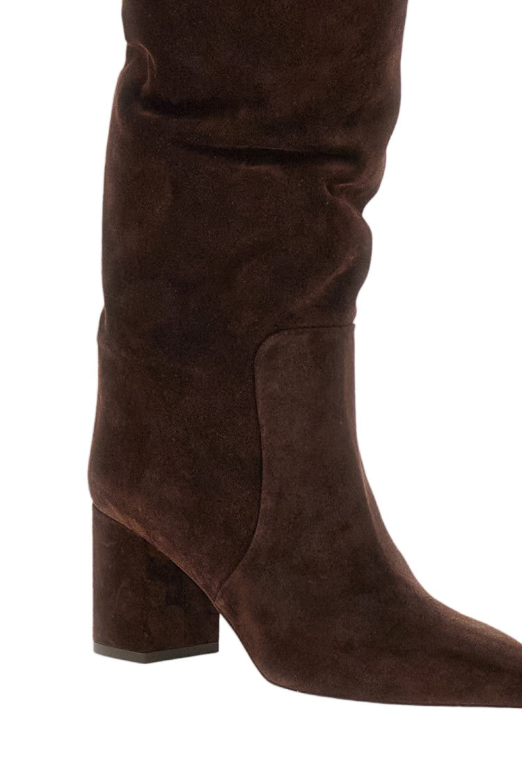 Paris Texas Brown Anja Nappa Suede Boots