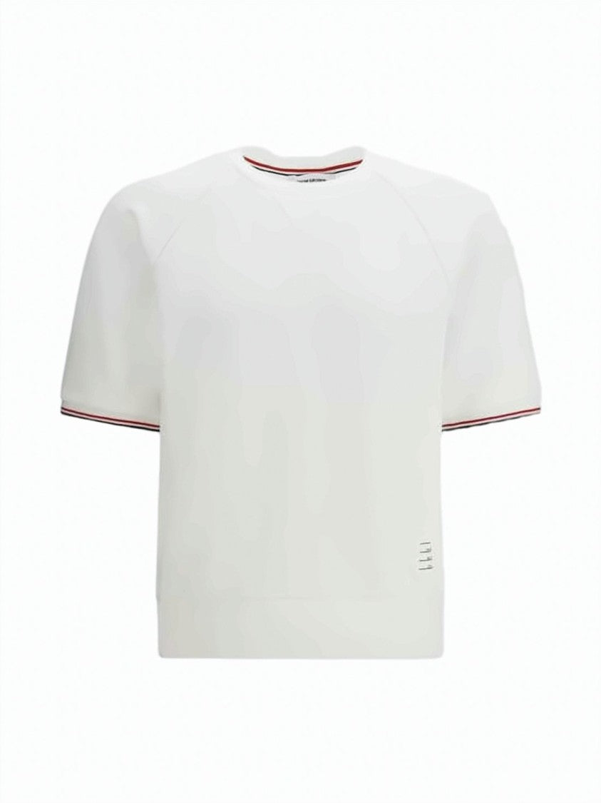 Thom Browne Boxy Fit White Cotton Thom Browne T-Shirt
