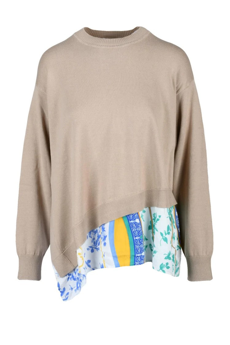 Mo5ch1no Jeans Crewneck Sweater Cotton - Beige