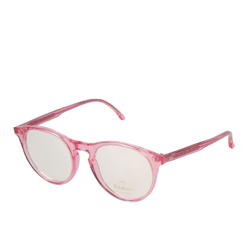 Kador Chyli Translucent Pink Eyeglasses With Rounded Lenses