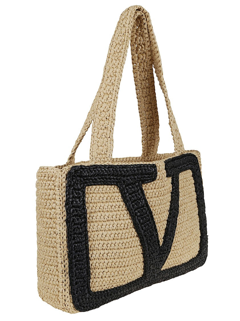 Valentino Garavani Viva Superstar Crochet Medium Tote Bag