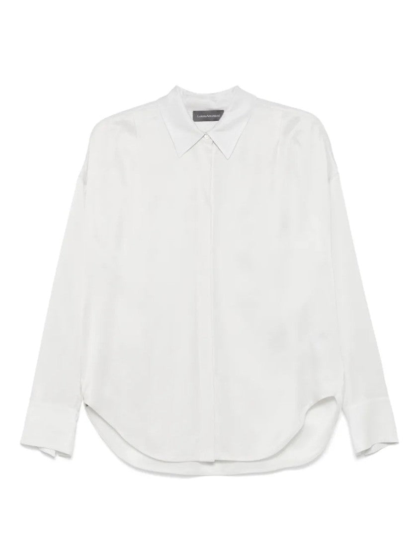 Lorena Antoniazzi Light Grey Long-Sleeve Shirt