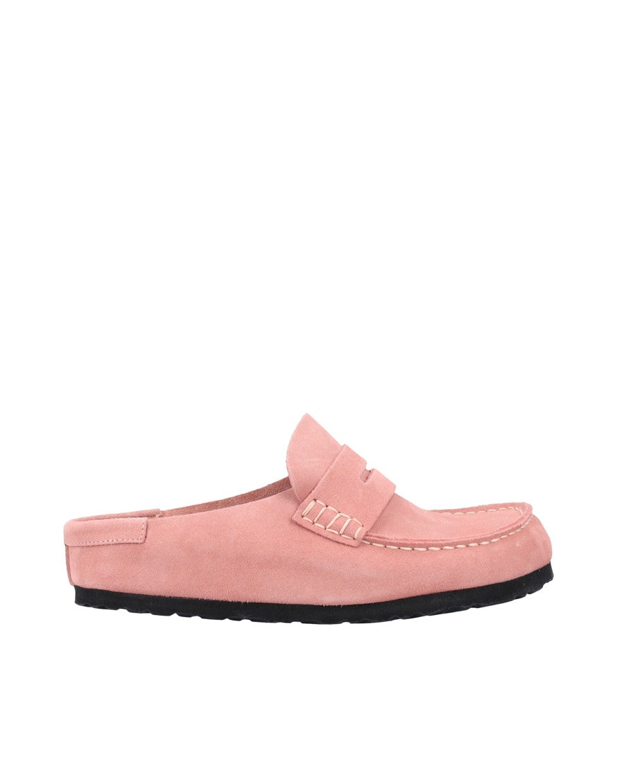 Birkenstock Naples Wrapped Loafer In Pink Clay