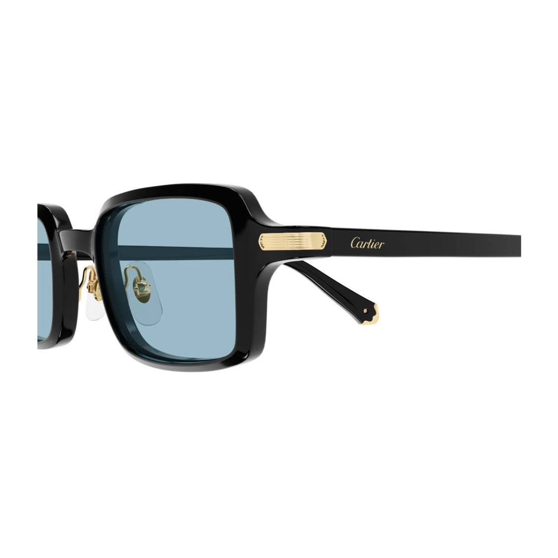 Cartier Geometric Rectangular Sunglasses In Recycled Acetate