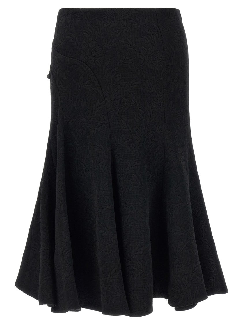 Dries Van Noten 'Sibel' Midi Skirt In Viscose