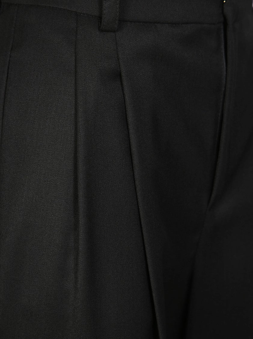 Elisabetta Franchi Tailored High-Waist Trousers With Wide Legs