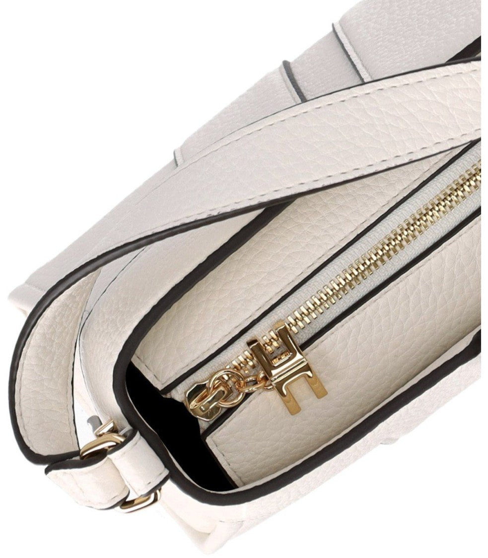 Elisabetta Franchi Ivory Small Handbag