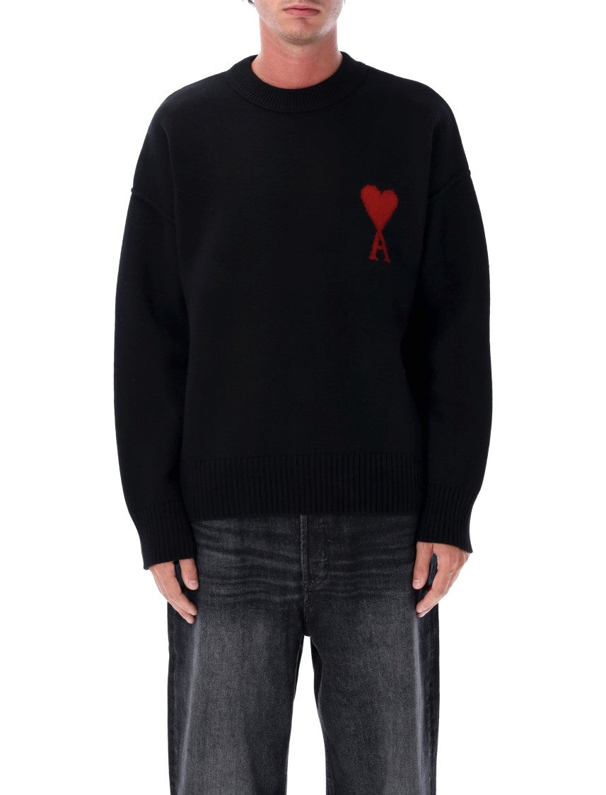 Ami Paris Wool De Coeur Sweater