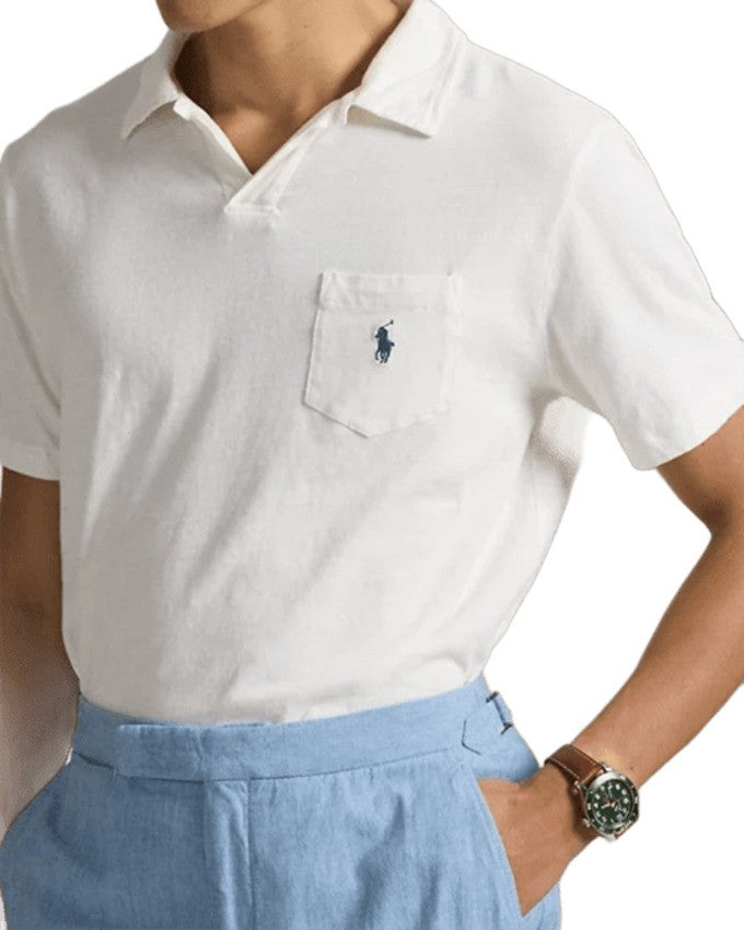 Polo Ralph Lauren Cotton-Linen Blend Short-Sleeve Polo