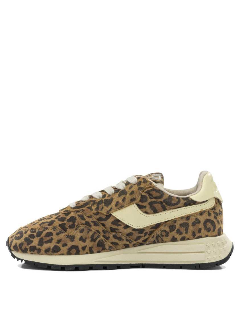 Autry Leopard Print Sneakers