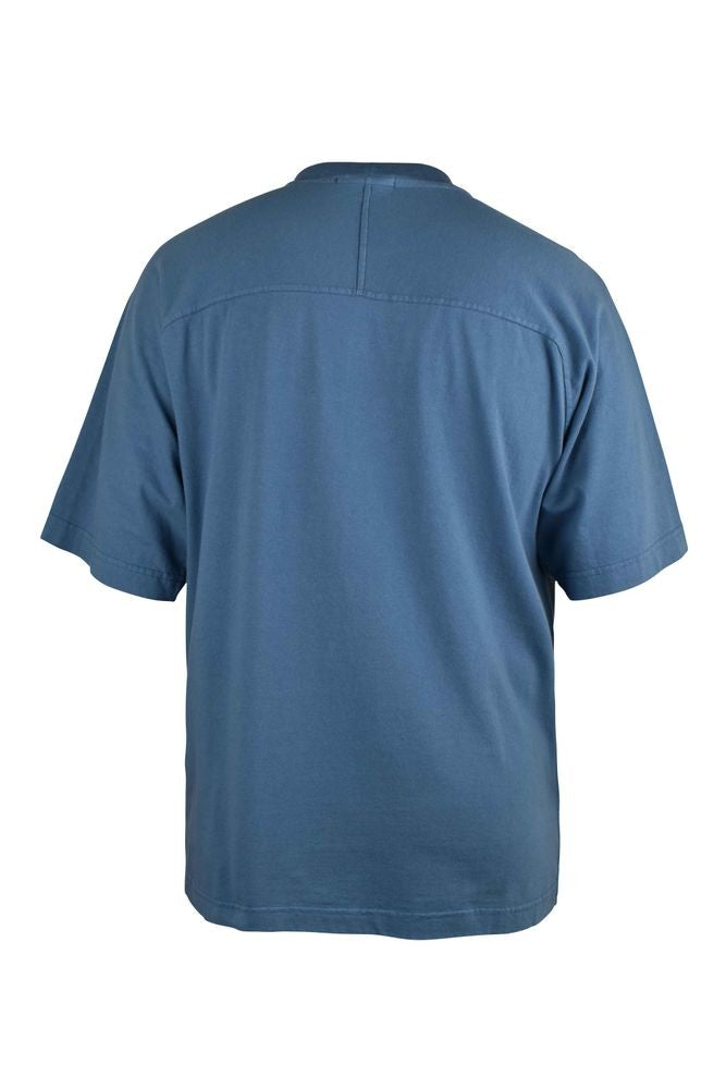 Stone Island Blue Cotton T-Shirt