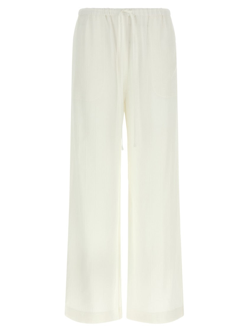 Totême Pants With Raised Stripes