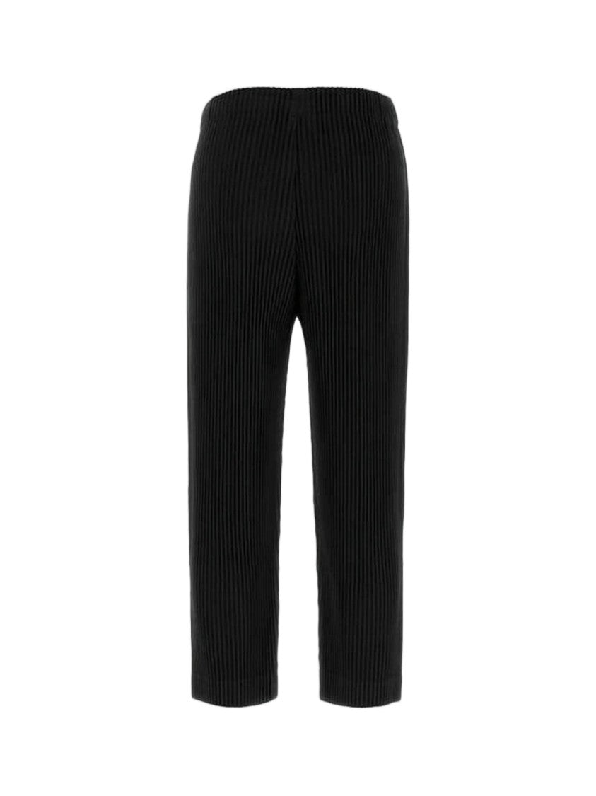 Homme Plissé Issey Miyake Pleated Texture Suit Pants With Minimalist Design
