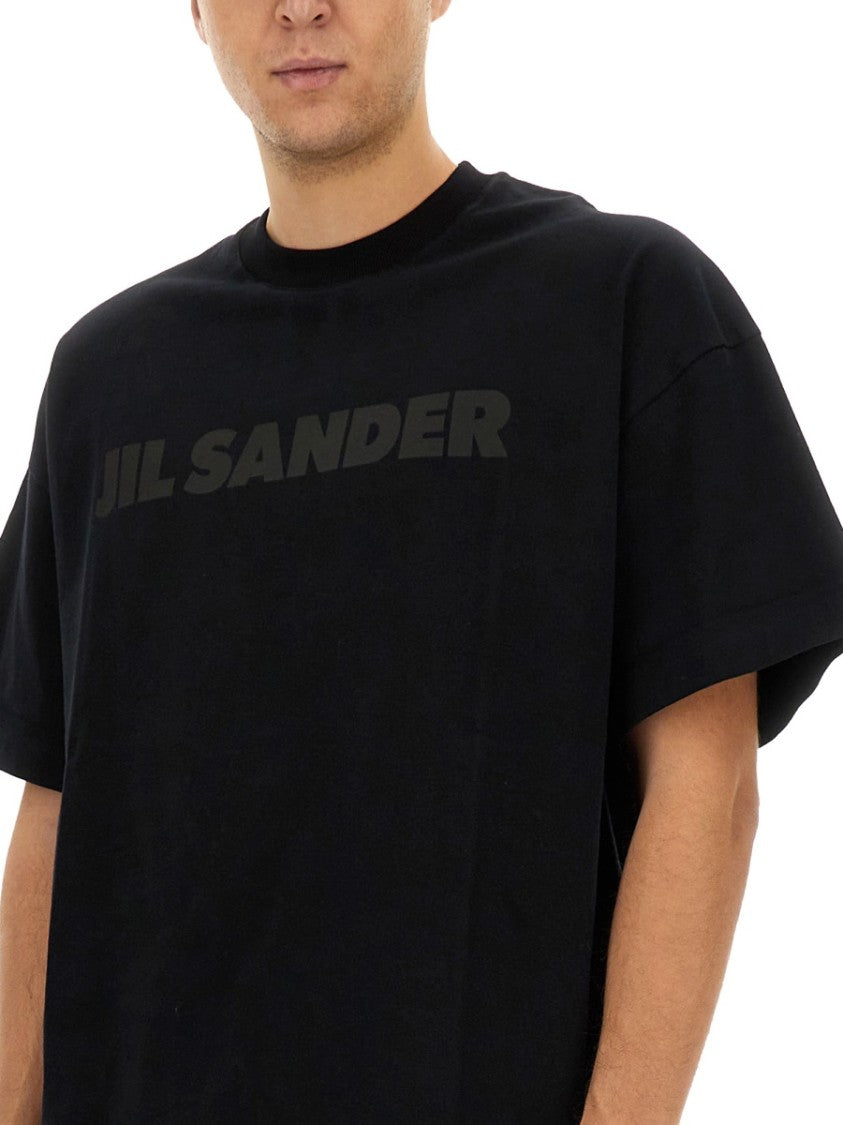 Jil Sander Relaxed Fit Black T-Shirt