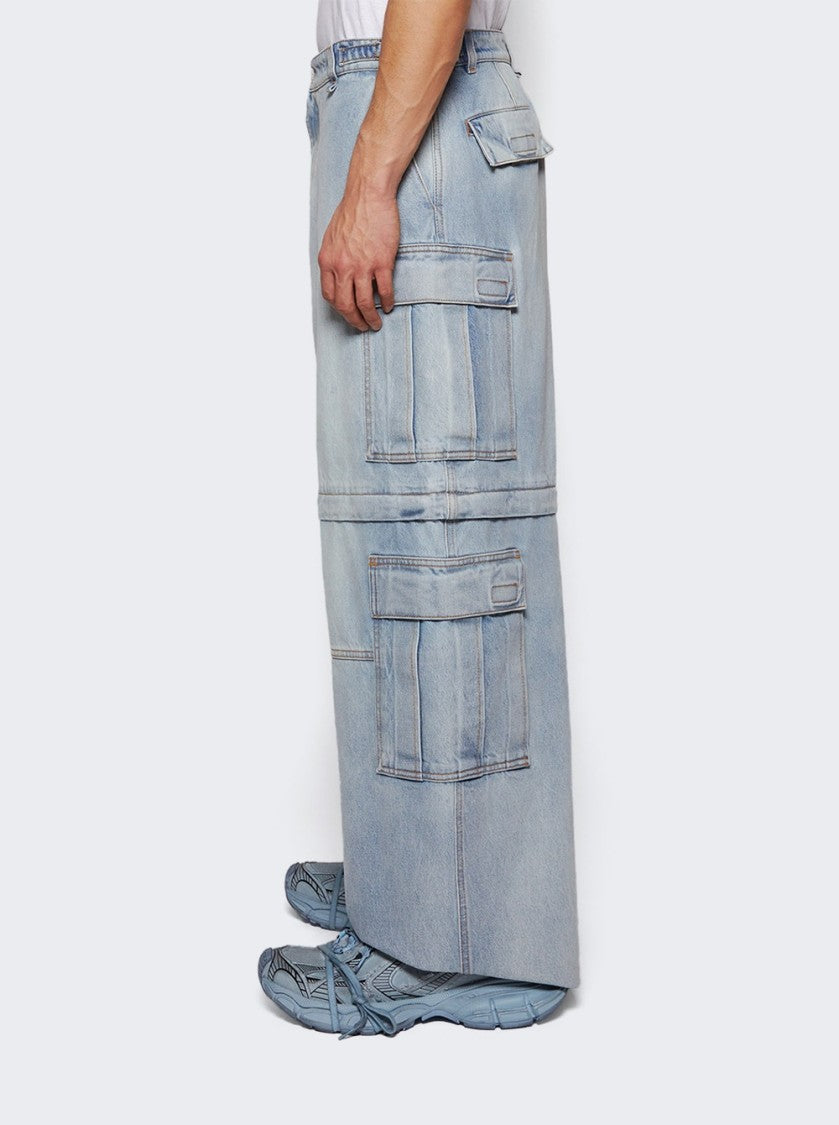Vetements Cargo Jeans Light Blue