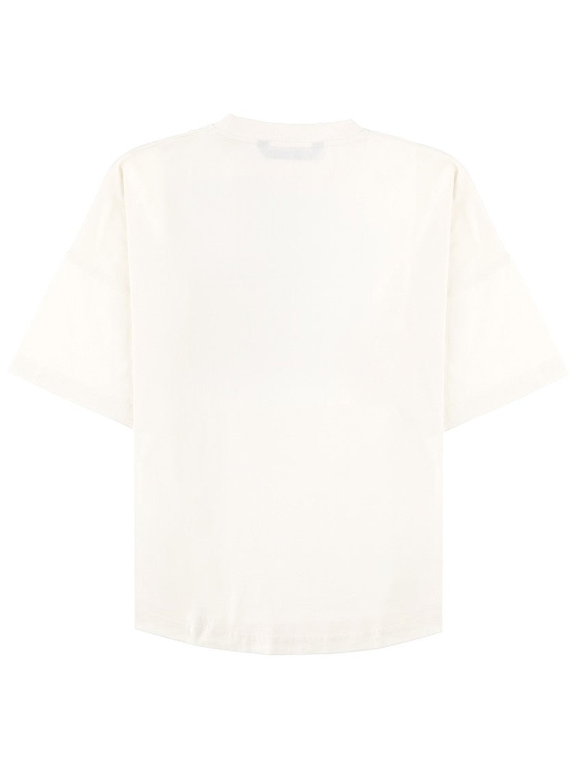 Palm Angels Light Neutral Teddy Bear Graphic T-Shirt