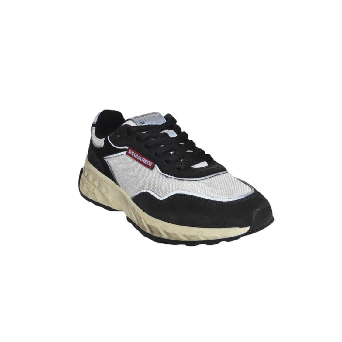 Dsquared2 Sprinter Sneakers In Black Leather