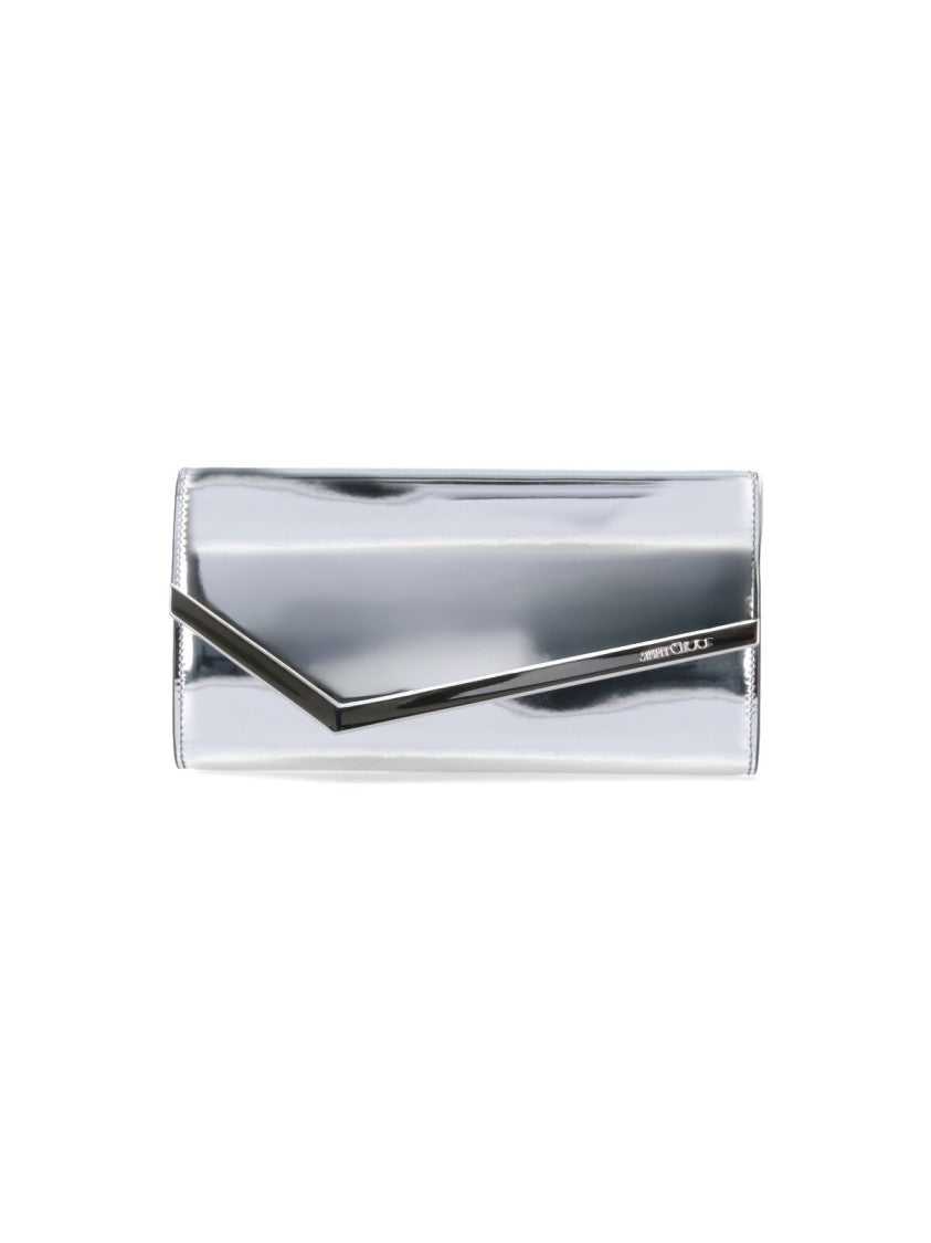 Jimmy Choo Emmie Pouch – Silver