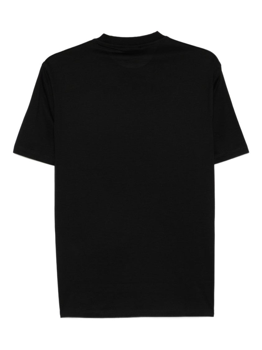 Emporio Armani Black Boxy Crew Neck T-Shirt