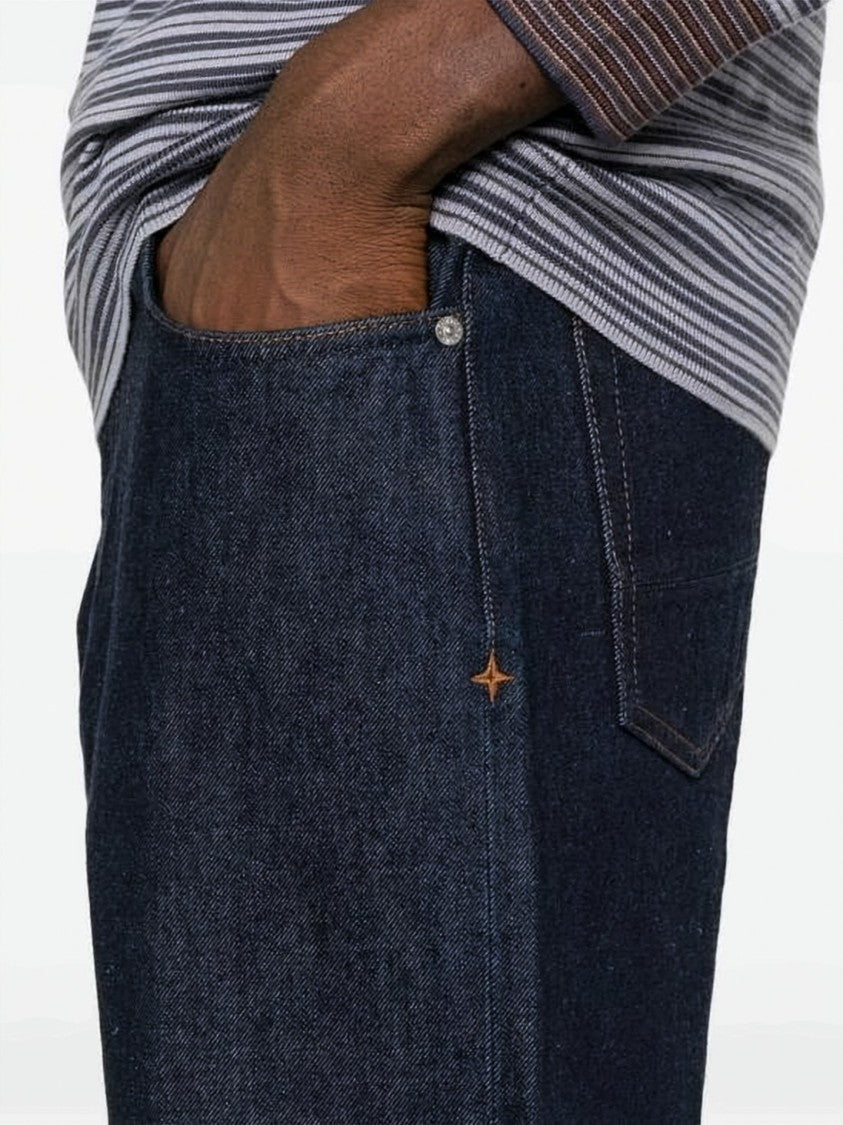 Stone Island Loose-Fit Five-Pocket Denim Jeans