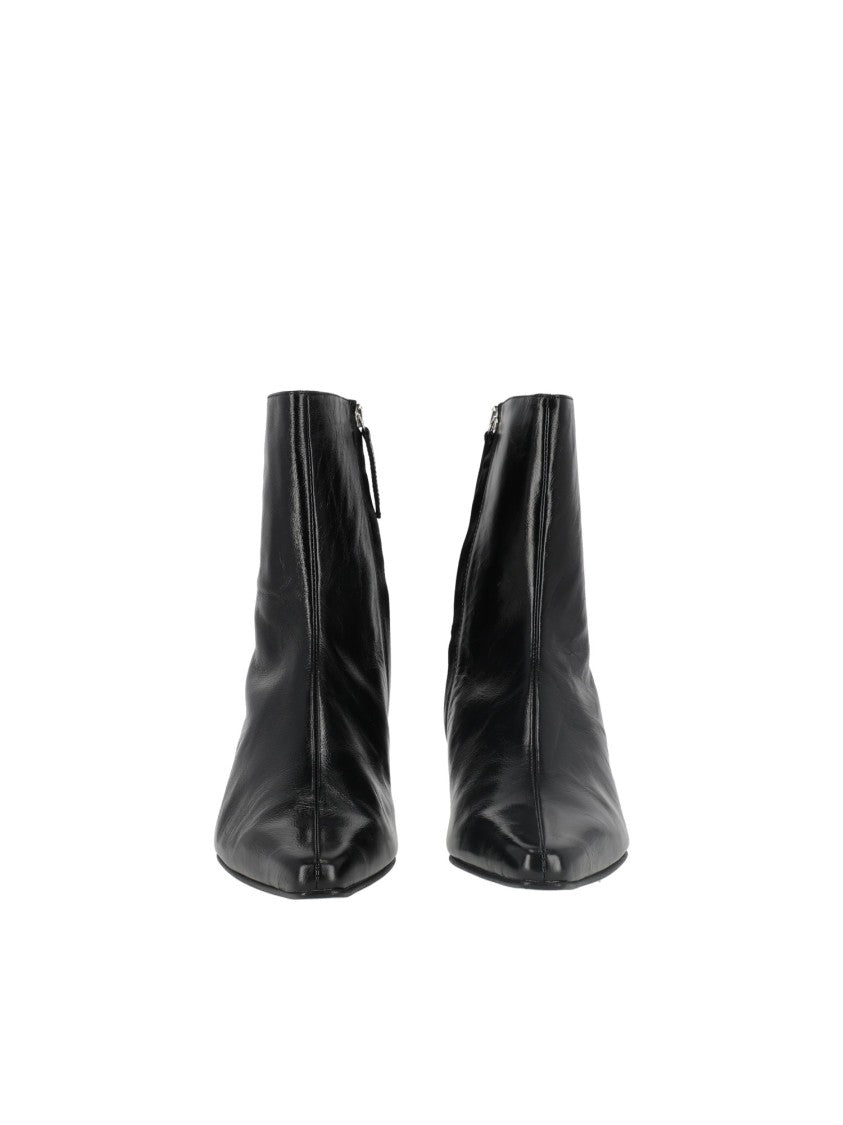 Alohas Black Ambar Rift Leather Ankle Boots
