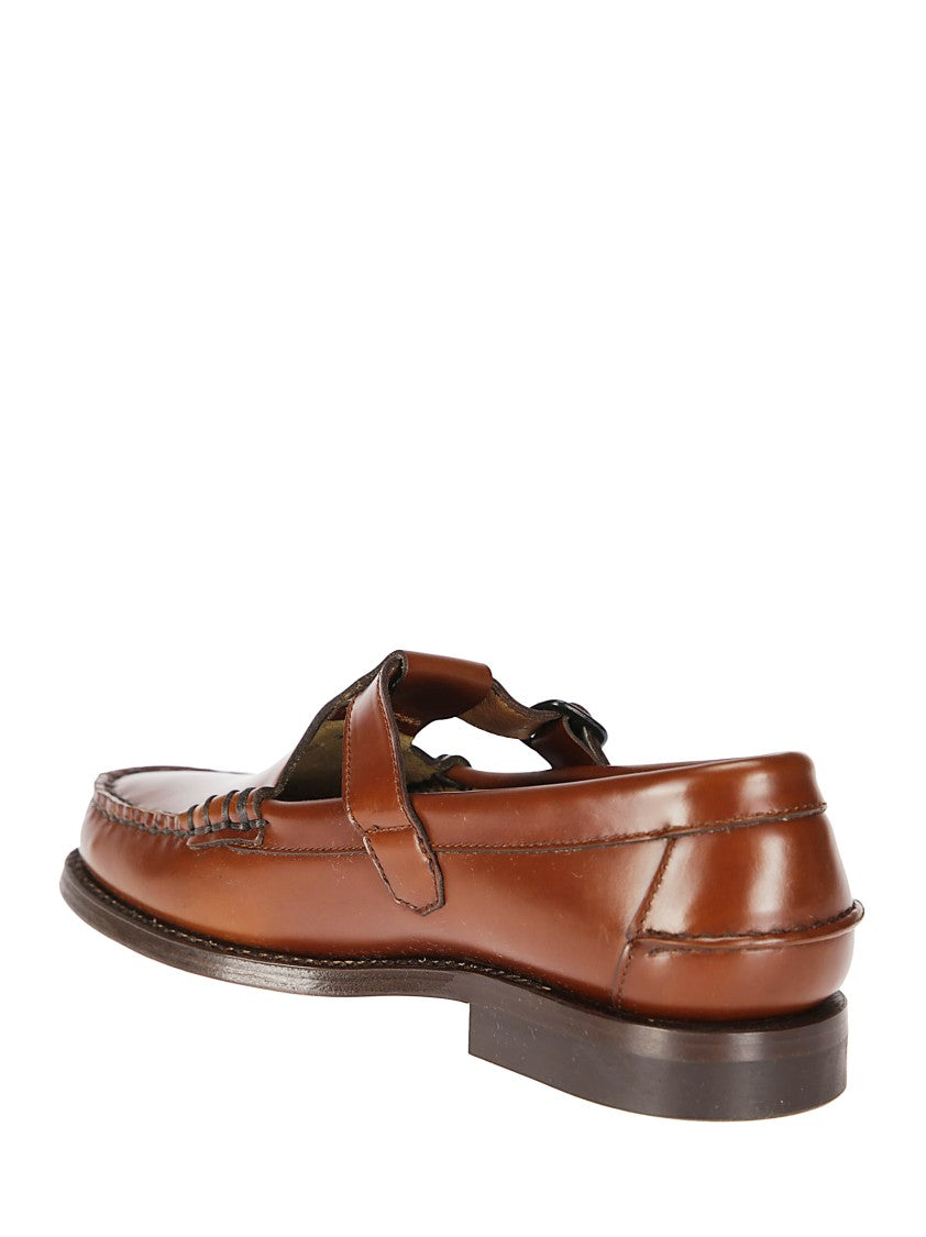 Hereu Brown Leather Derby Shoe