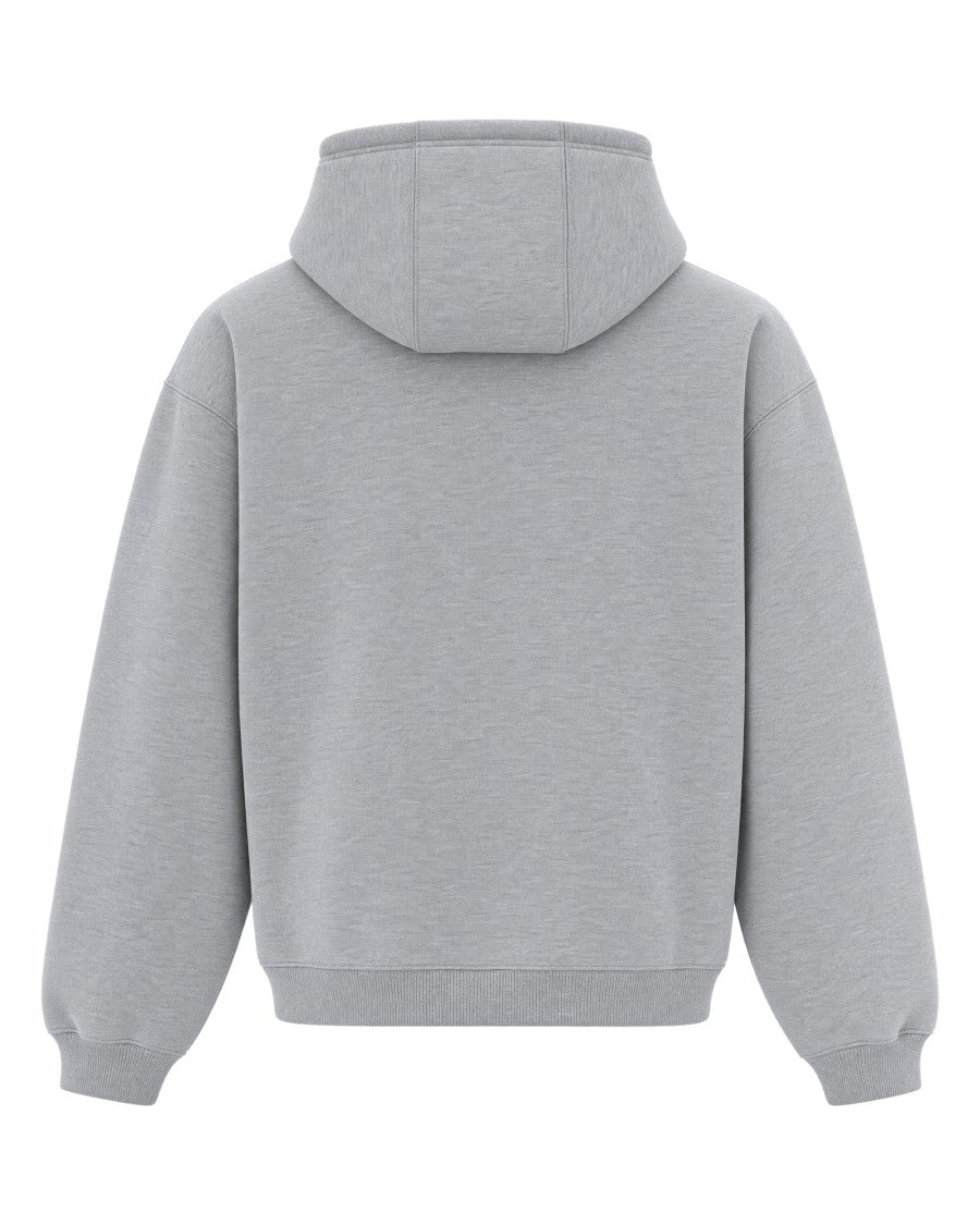 Carhartt Wip Grey Relaxed-Fit Hooded Zip-Up Sweatshirt