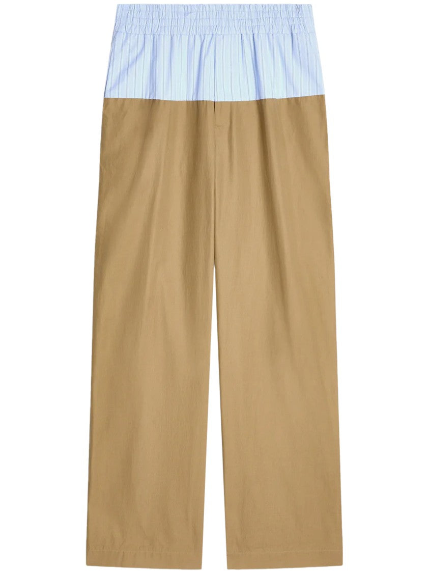 Dries Van Noten Pablo 3103 M W Two-Tone Wide-Leg Pants