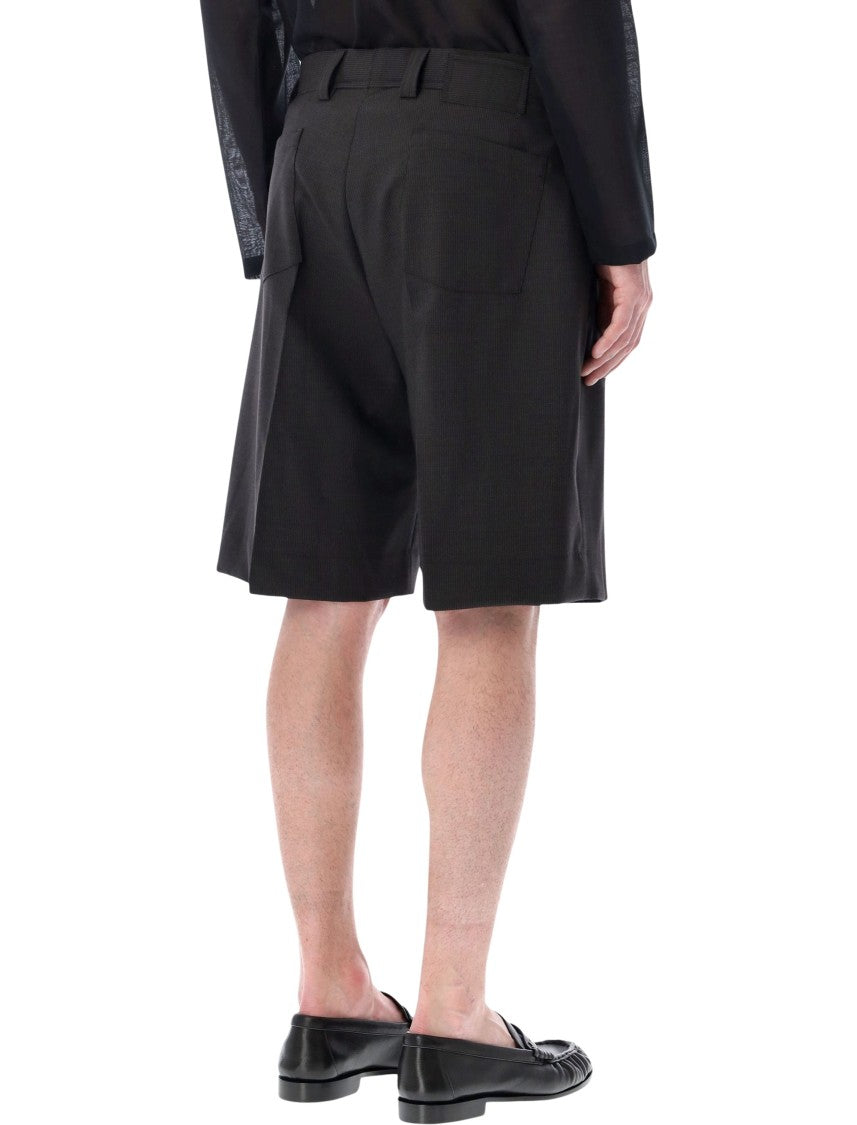 Mfpen Classic Tailored Black Shorts