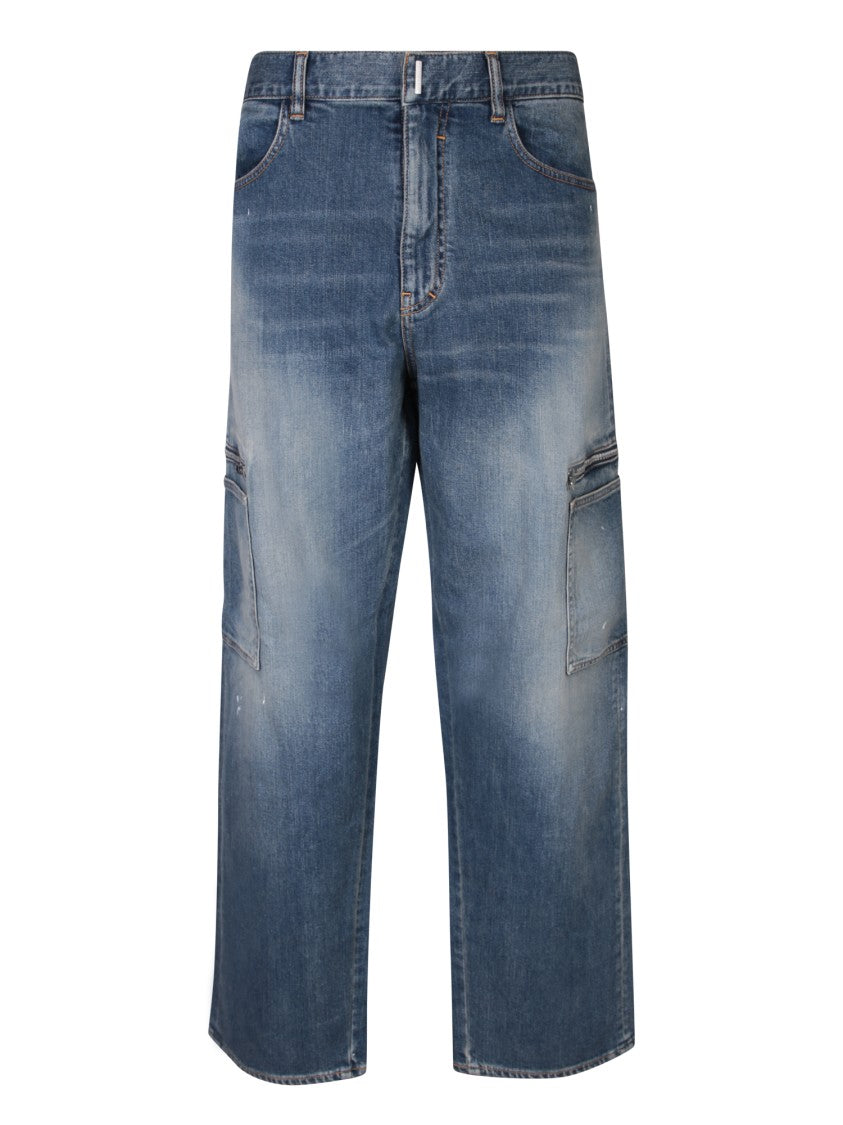 Givenchy Blue Cotton Jeans