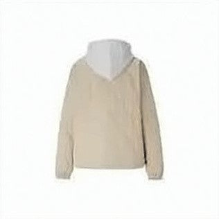 Polo Ralph Lauren Quilted Beige Jacket With Light Grey Hood