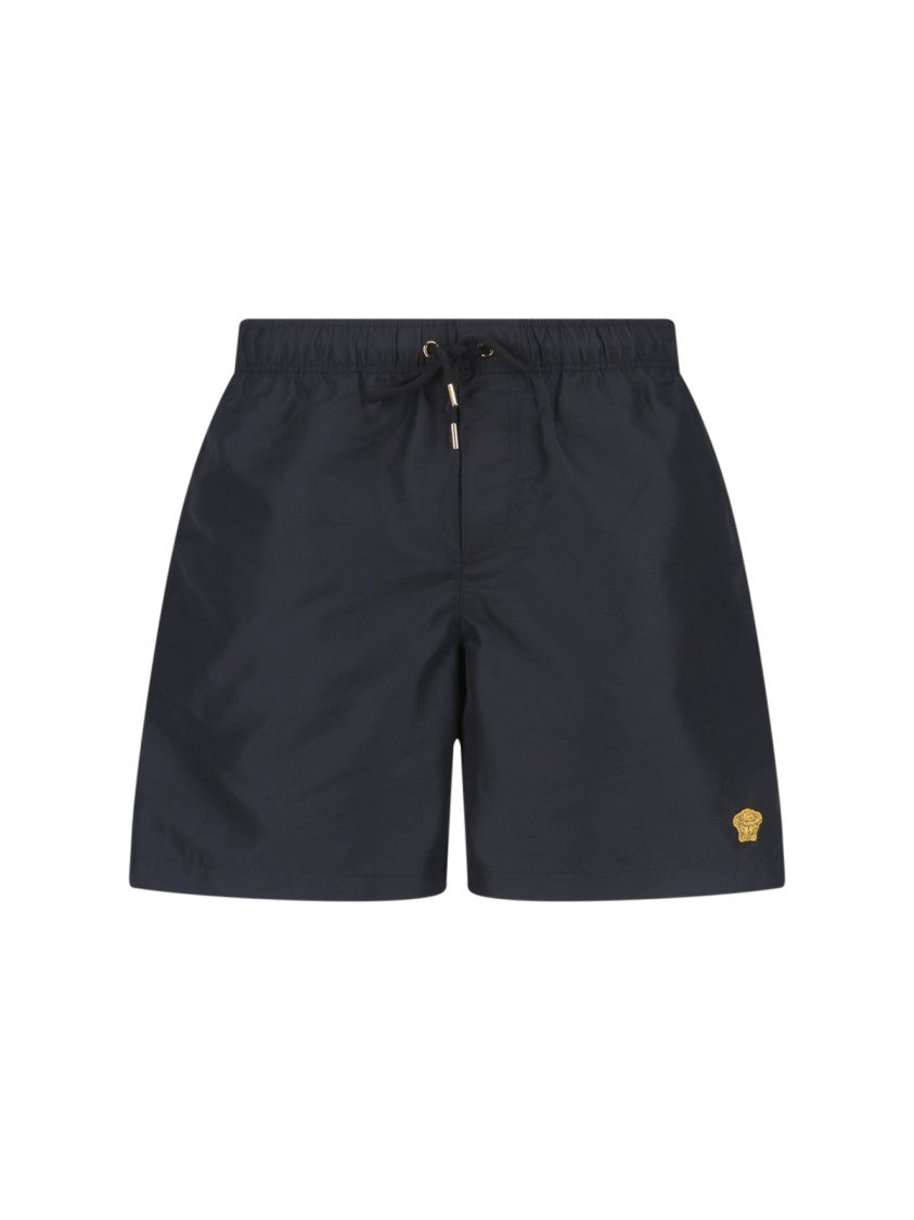 Versace "Medusa" Swim Shorts – Black