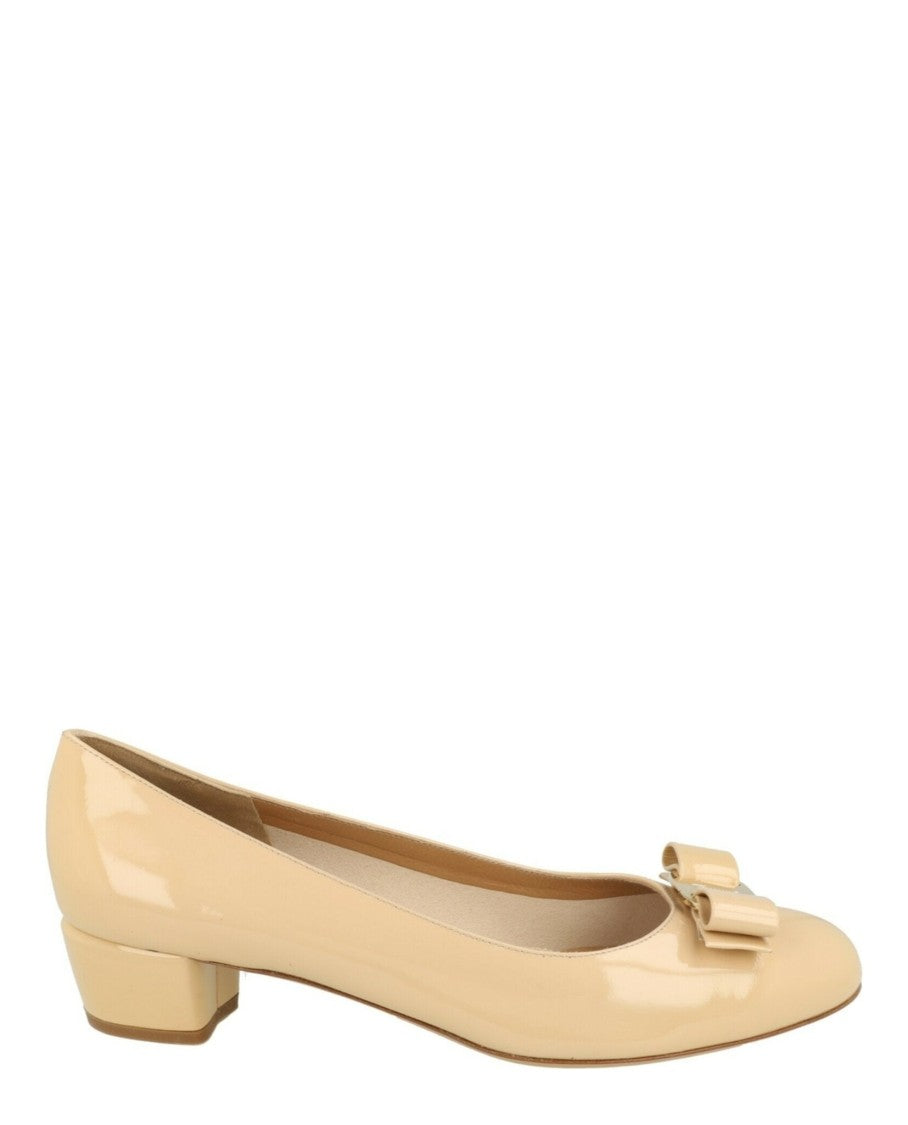 Ferragamo Vara 1 Patent Leather Pumps - Narrow Width