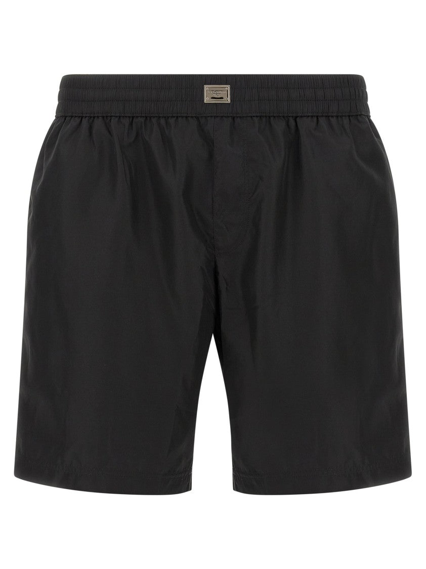 Dolce & Gabbana Logo Plaque Swimsuit