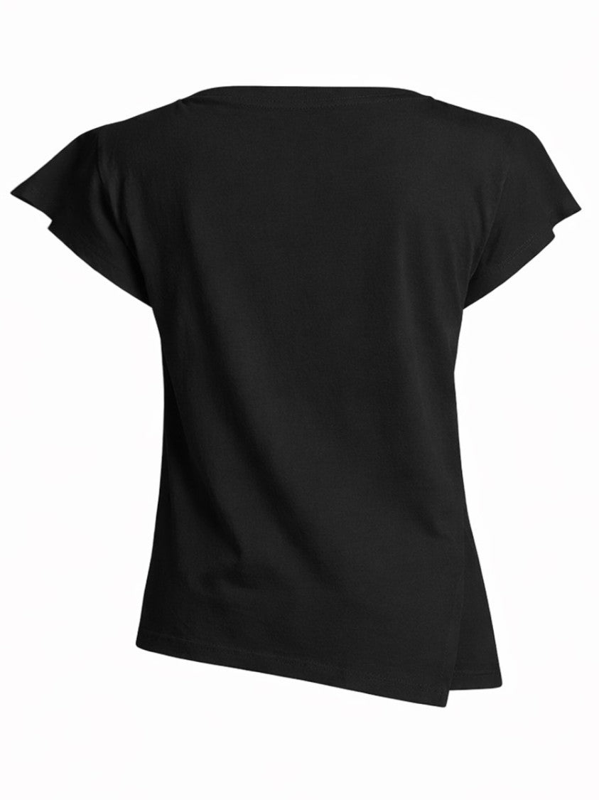 Isabel Marant White Sebani Cotton Asymmetrical T-Shirt
