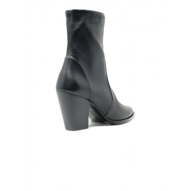 Stuart Weitzman Sm509 Black Nappa Jolene Bootie
