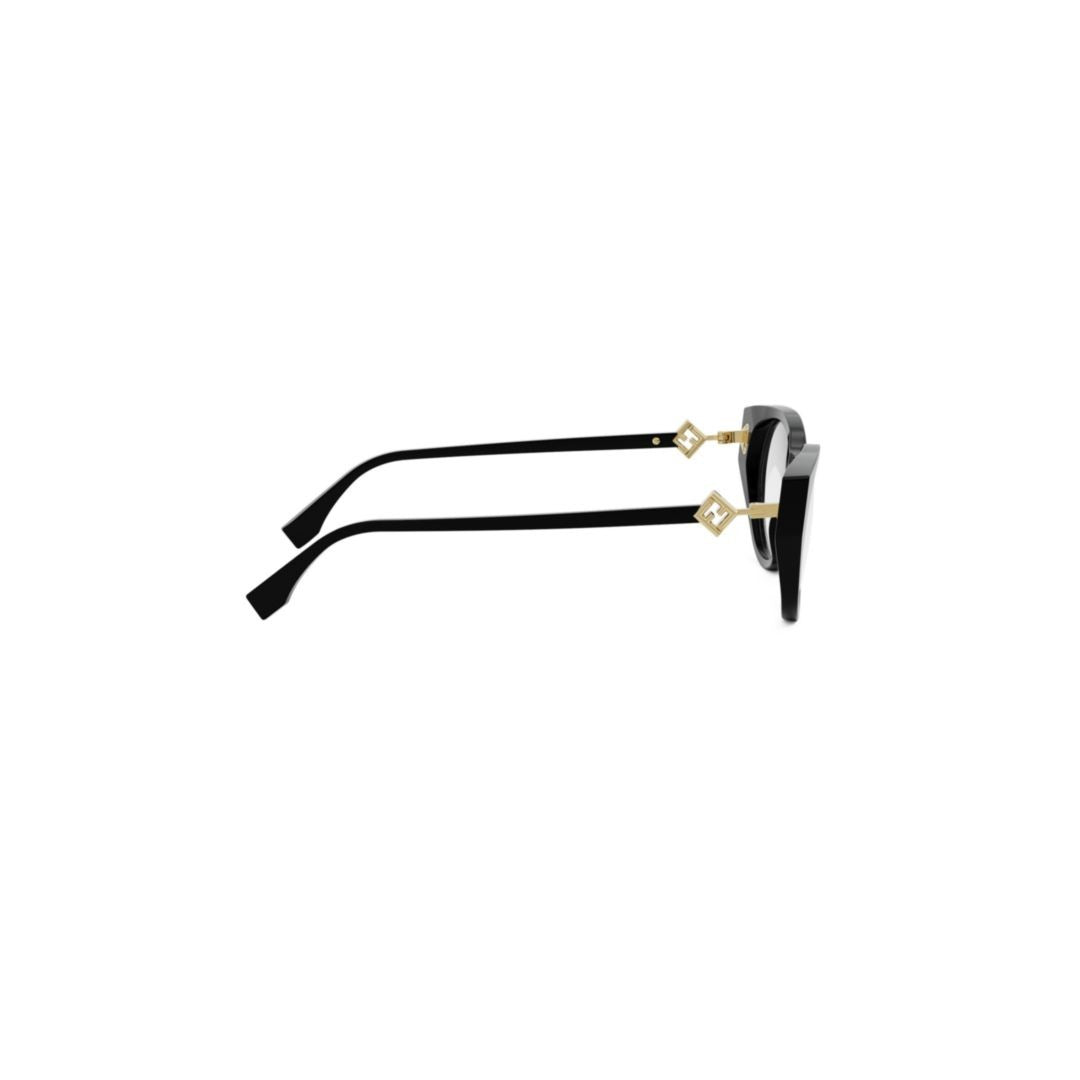 Fendi Fe50099i Cat-Eye Sunglasses With Gold-Tone Accents