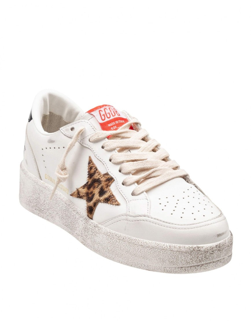 Golden Goose Sneakers Ball Star 2 In White Leather