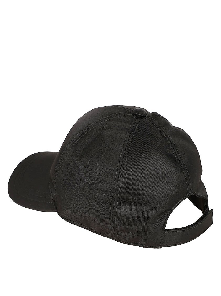 Prada Round Crown Curved Hat