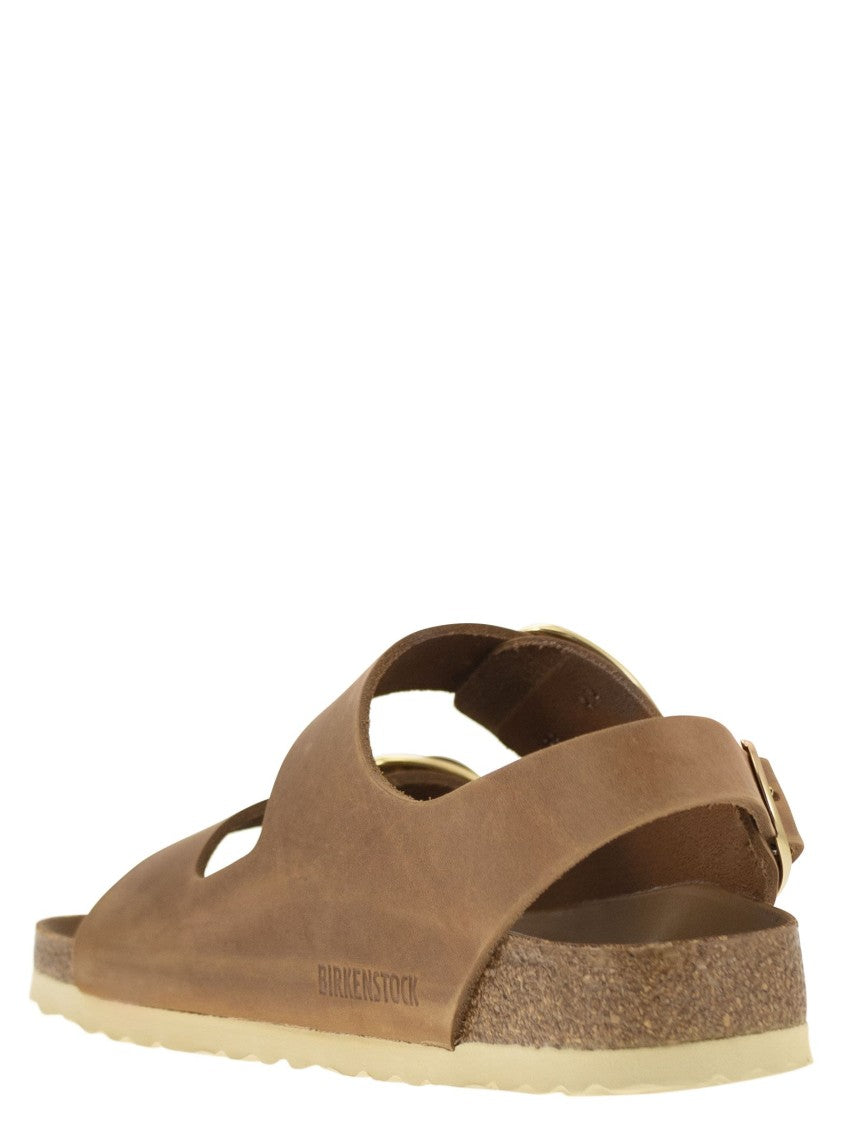 Birkenstock Milano Big Buckle - Oiled Leather Sandal
